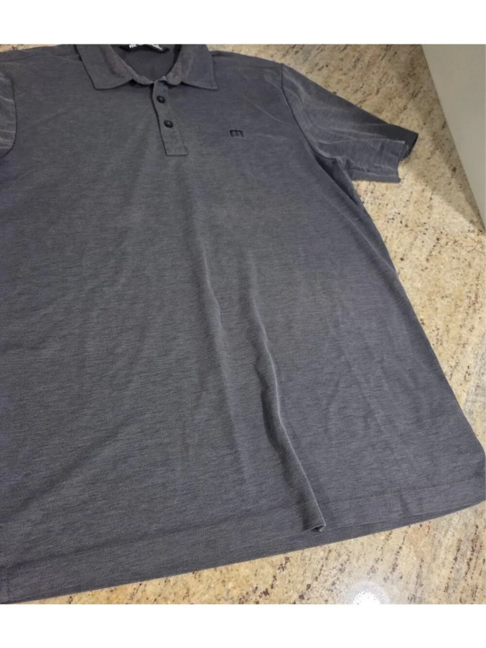 Lot of 4 Mens Size M Gray Black Golf Polo Short Sleeve Haagan Travis Mathew